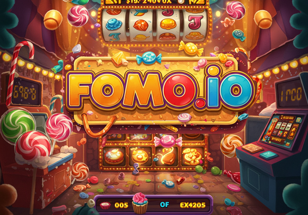 모바일 fomo.io에서 캔디 코너 슬롯 플레이 중