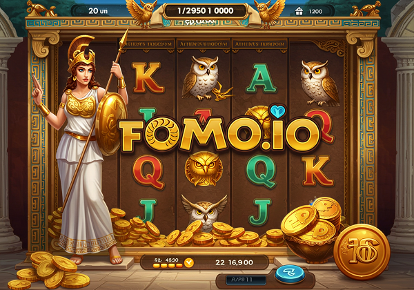 모바일 fomo.io에서 아테나의 지혜 1000 실행 화면