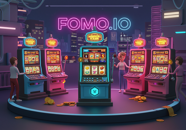 모바일에서 fomo.io 게임 실행 중인 화면