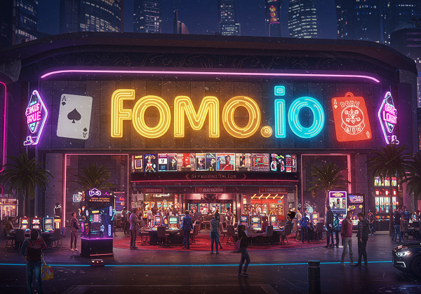 fomo.io 모바일 슬롯 플레이 중인 사용자 장면