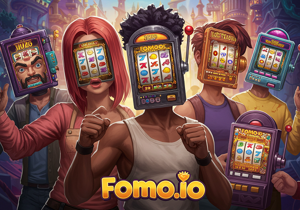 fomo.io 메인 슬롯 게임 화면 캡처