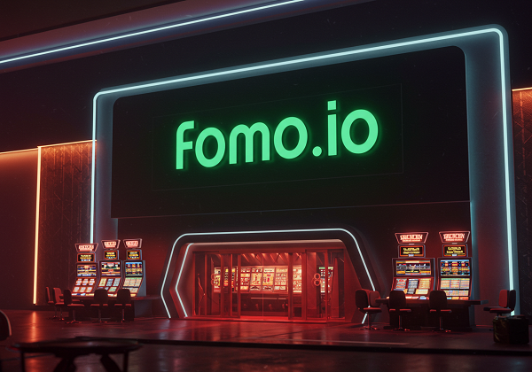fomo.io 카지노 메인화면과 로그인 UI